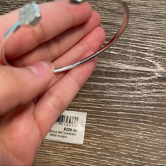 [SOLD] Davis Sterling Silver Bracelet In Diamond - Picture 3 of 6